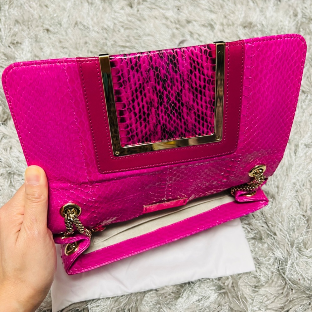 100% Authentic Python Jimmy Choo Bag - image 4